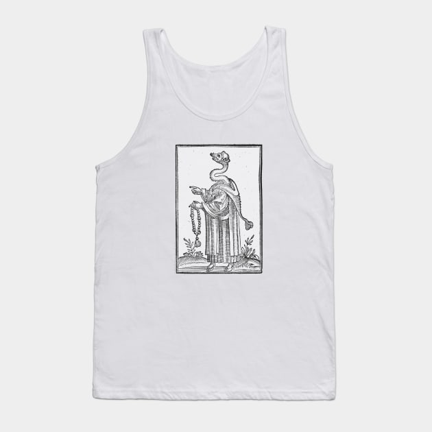 Hermetica Moderna - The Weasel Monk Tank Top by Anthraey